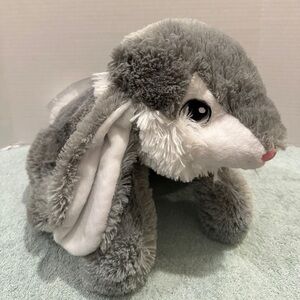 MTY International Co. Large Floppy Gray Easter Bunny 20” Rabbit Stuffed Animal